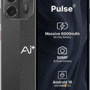 Ai+ Pulse 2 (Black, 64 GB) (4 GB RAM)
